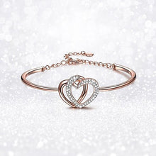 Afbeelding in Gallery-weergave laden, TWIN HEART BRACELET