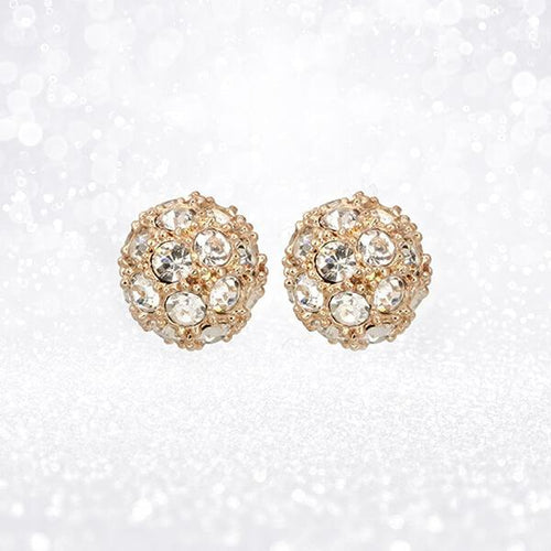 HAPPINESS CRYSTAL STUD EARRINGS
