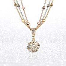 Afbeelding in Gallery-weergave laden, CRYSTAL BALL NECKLACE