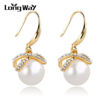 Afbeelding in Gallery-weergave laden, PEARL DROP EARRINGS